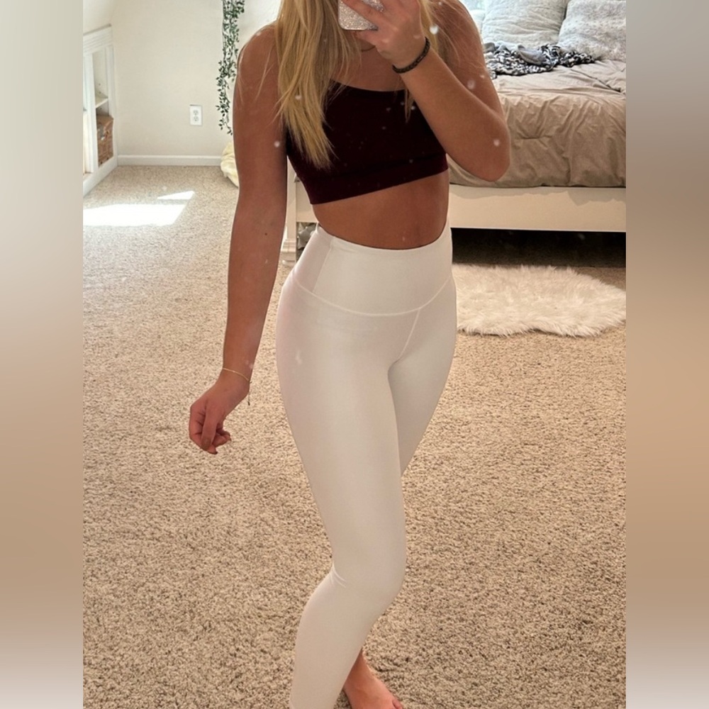 ZYIA leggings white shine 4 s